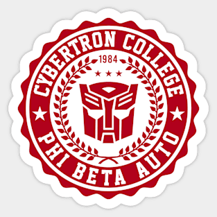 CYBERTRON COLLEGE - Autobots Sticker